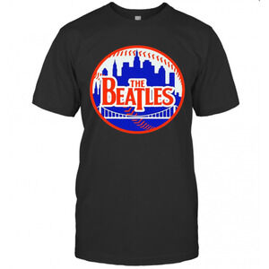 The Beatles New York Giants Baseball Logo T-Shirt